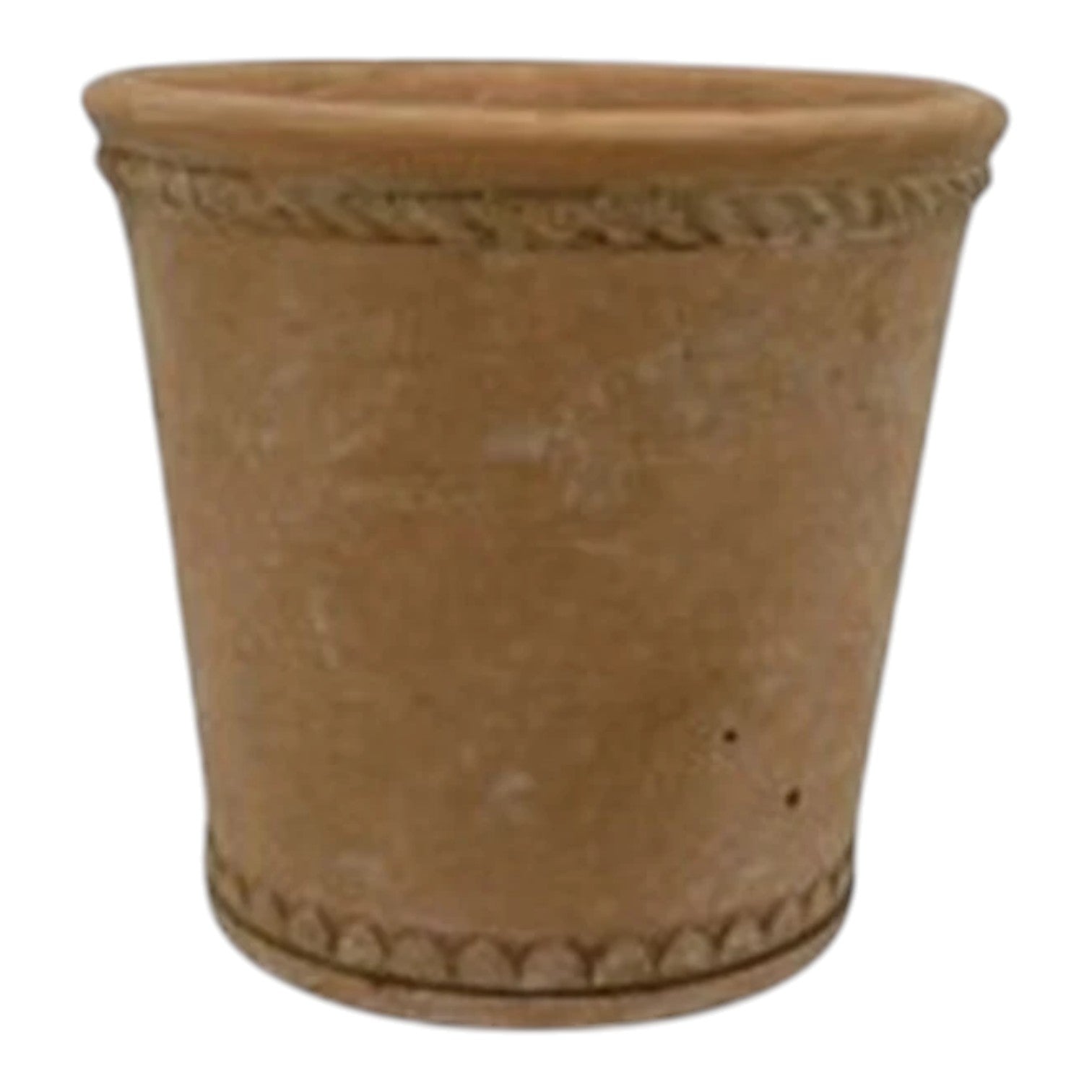 Terracotta Tapered Cement Pot D17cm x H16cm