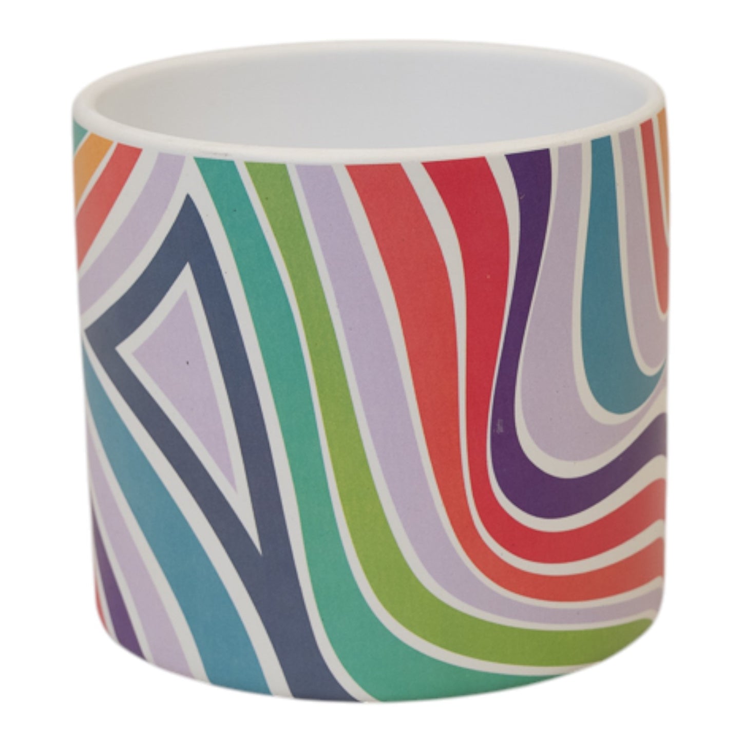 Rainbow Pot 13.8cm H12.5cm L13.8cm W13.8cm Weight-138g