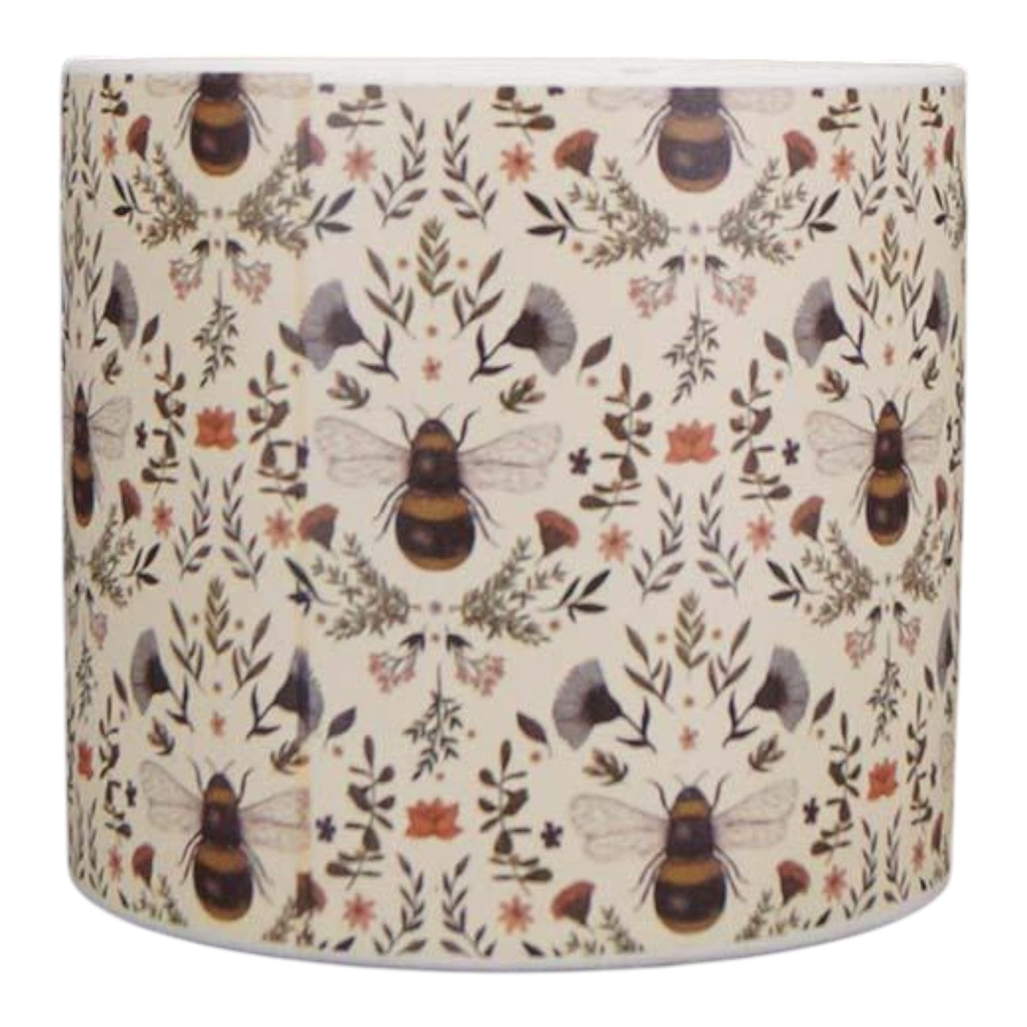 Set of 6 Botanical Bee Ceramic Plant Pot