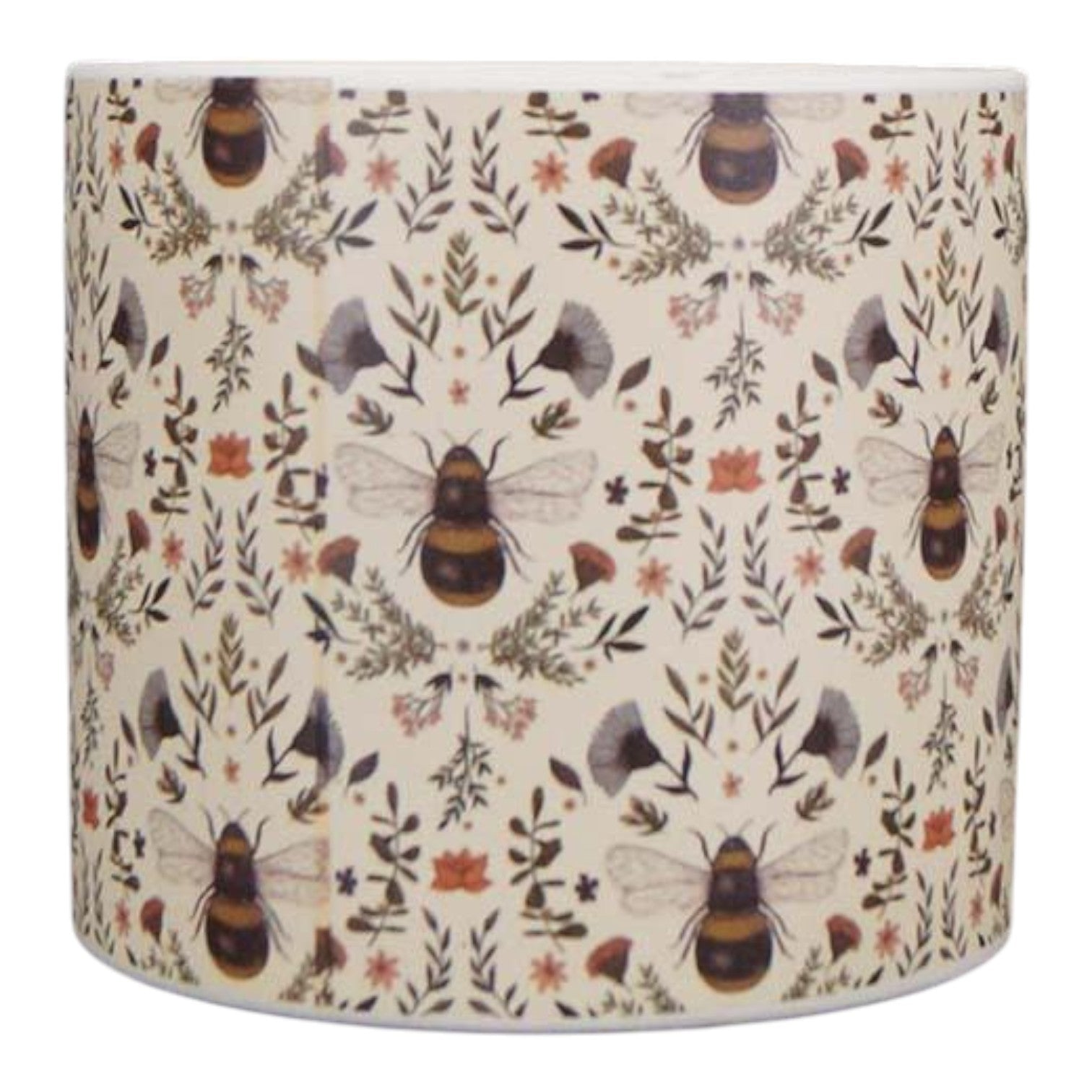 Set of 6 Botanical Bee Ceramic Plant Pot