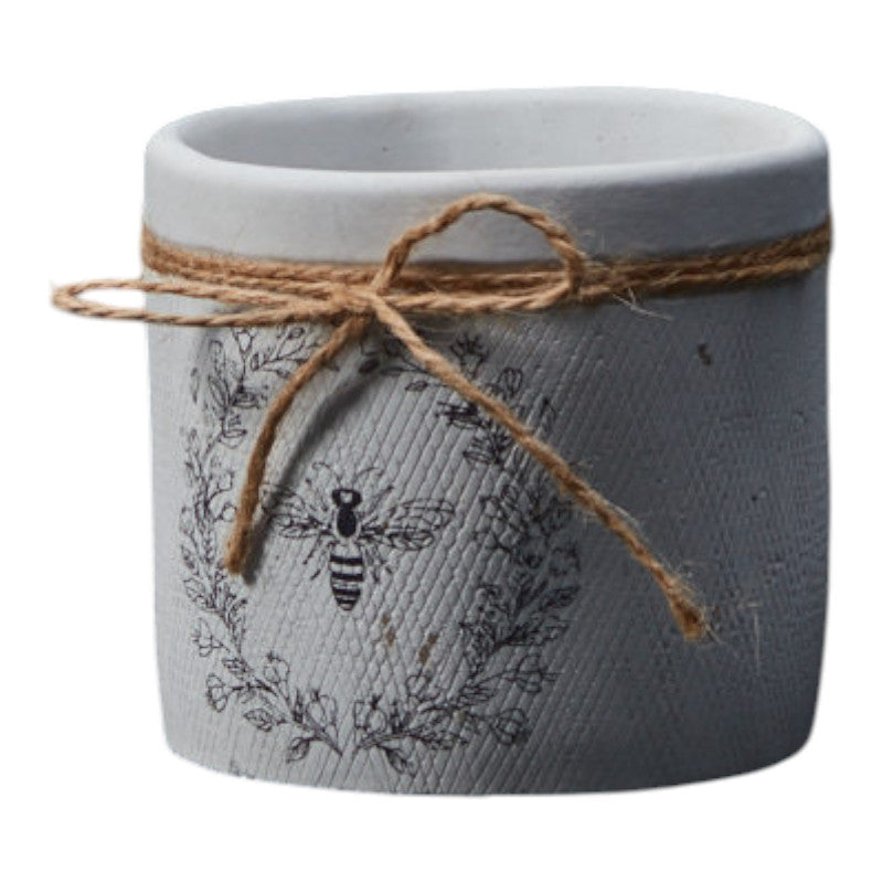 White Bee Pot H11cm