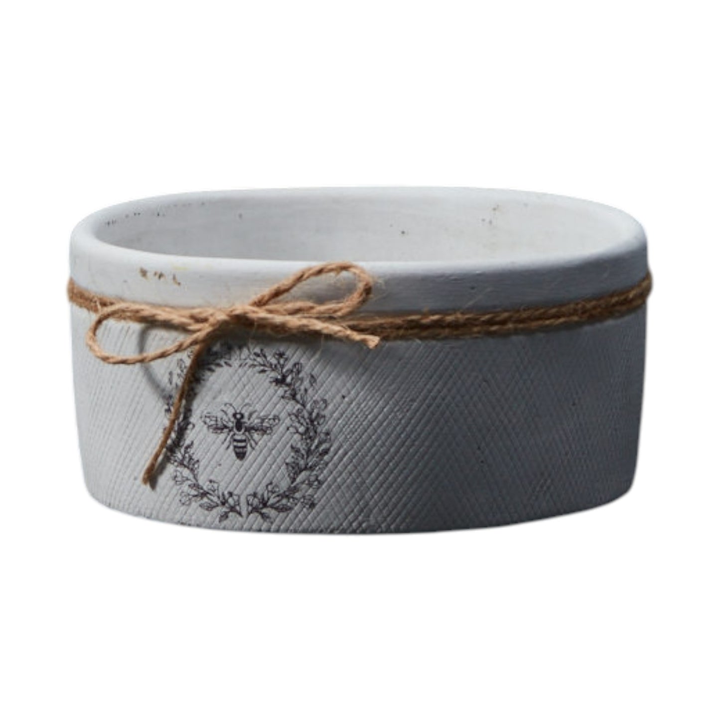 White Bee Bowl Td16cm H7.5cm