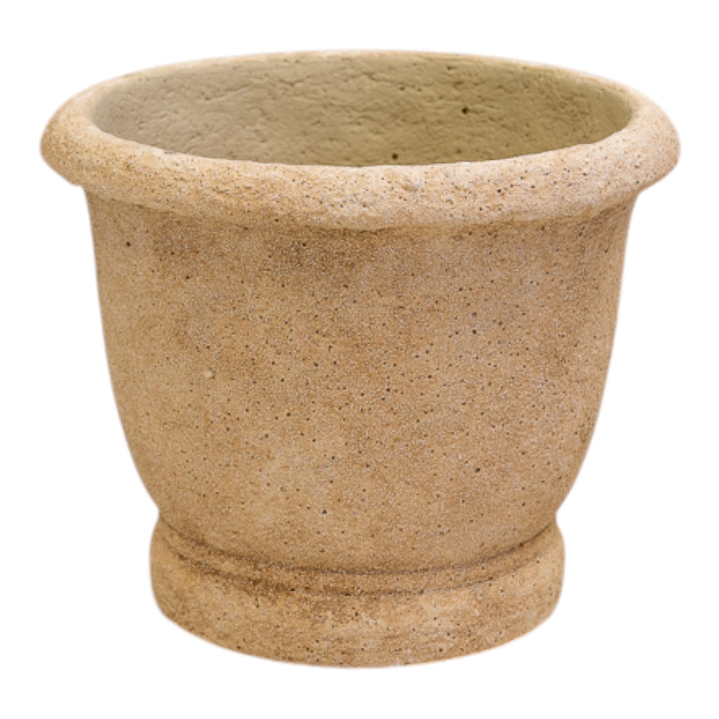 Round Clay Cement Urn Pot TD20xH17cm