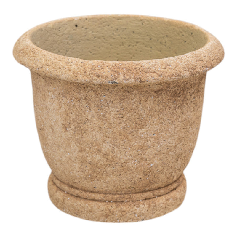 Round Clay Cement Urn Pot