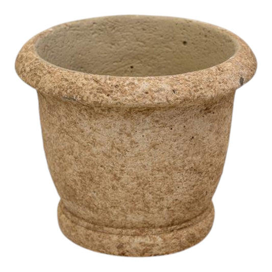 Round Clay Cement Urn Pot
