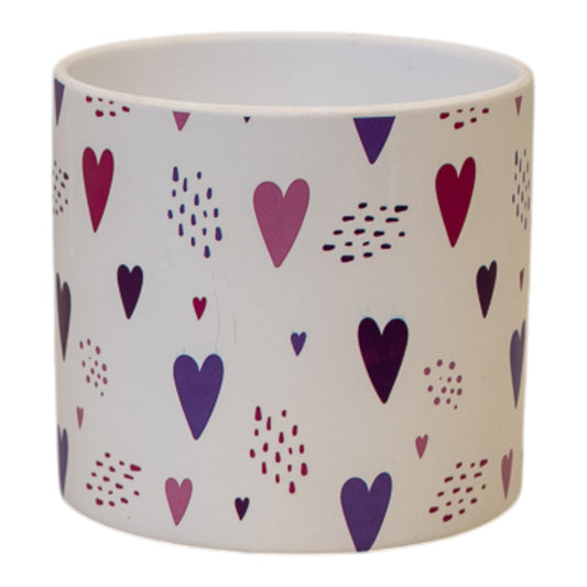 Love Heart Pot 13.8cm H12.5cm L13.8cm W13.8cm Weight-138g