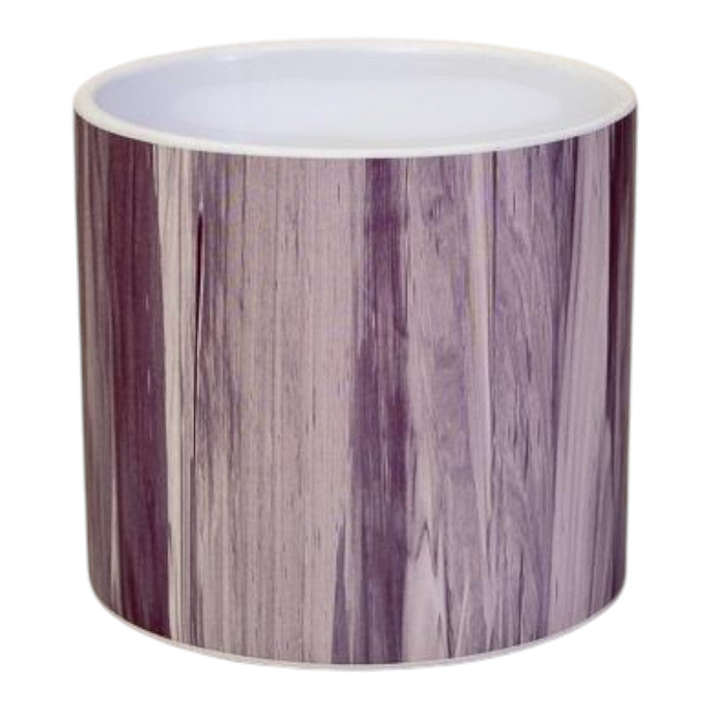 Grey Wood Grain Pot H12.5cm