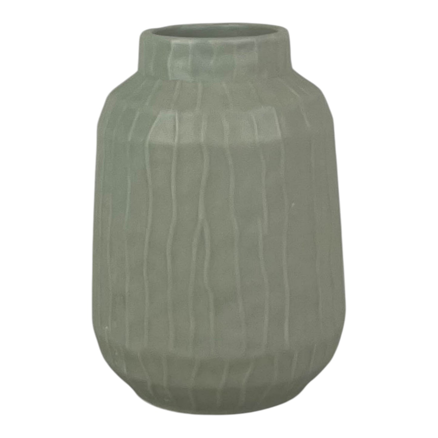 Glazed Pistachio Vase (14cm)