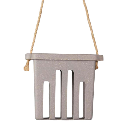 Earthy Suet Cake Feeder - Straw