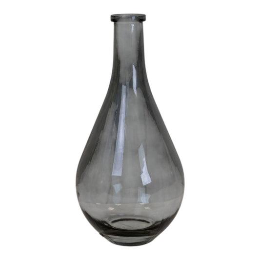 Cool Grey Tall Bud Vase
