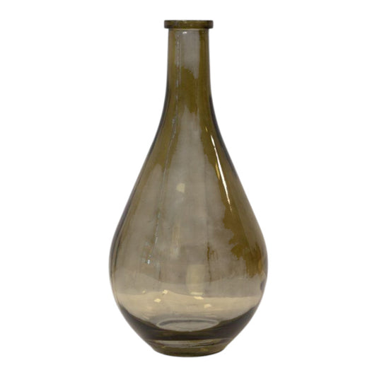 Olive Green Tall Bud Vase