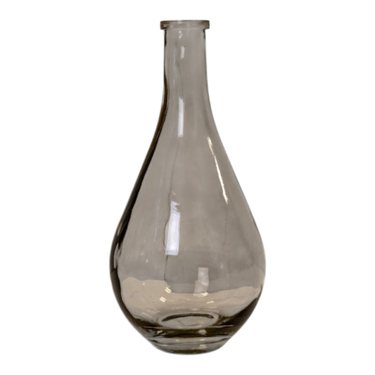 Smokey Brown Tall Bud Vase