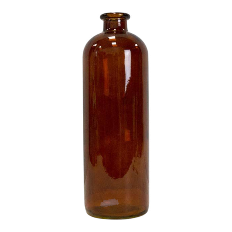 Burnt Amber Tall Bottle H33.5cm TD5.1cm B10.5cm