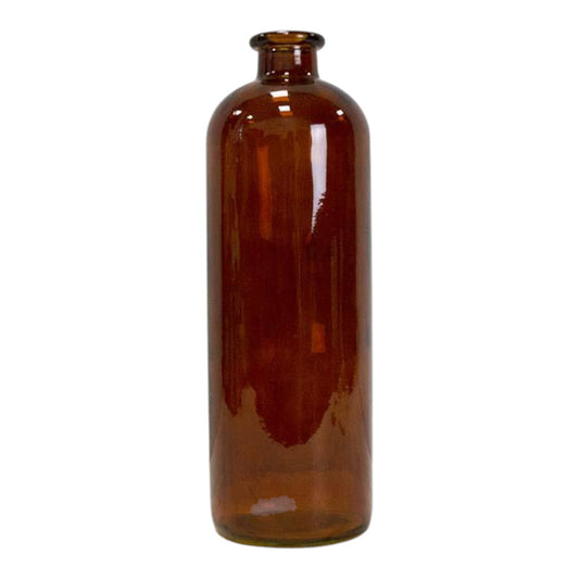 Burnt Amber Tall Bottle H33.5cm TD5.1cm B10.5cm