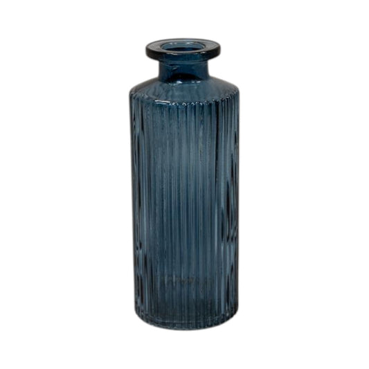 Tall Blue Glass Bottle