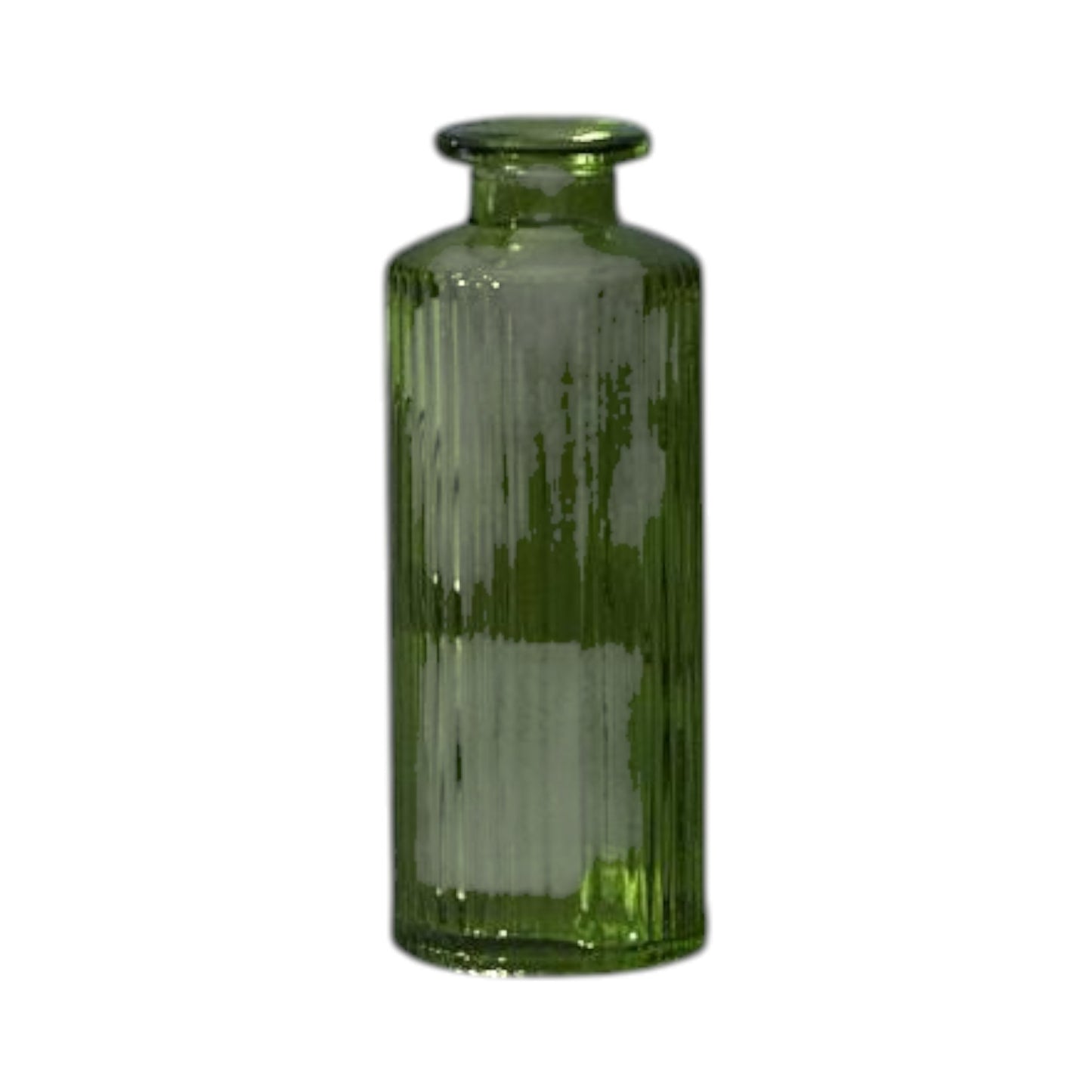 Emerald Green Glass Bottle D5.2 x H13.2cm