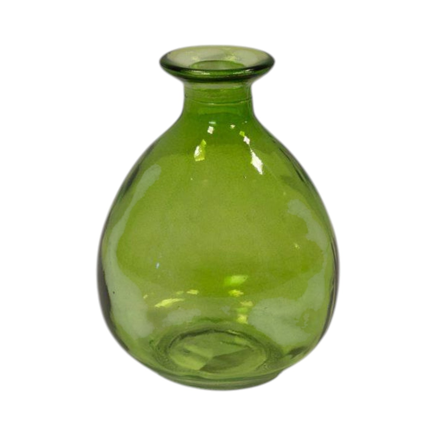 Emerald Green Glass Bud Vase