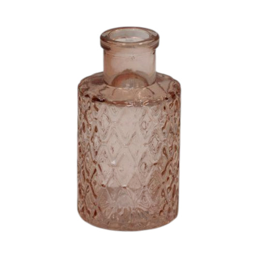 Rose Mini Geometric Glass Bottle