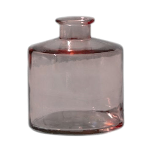 Rose Squat Glass Bottle