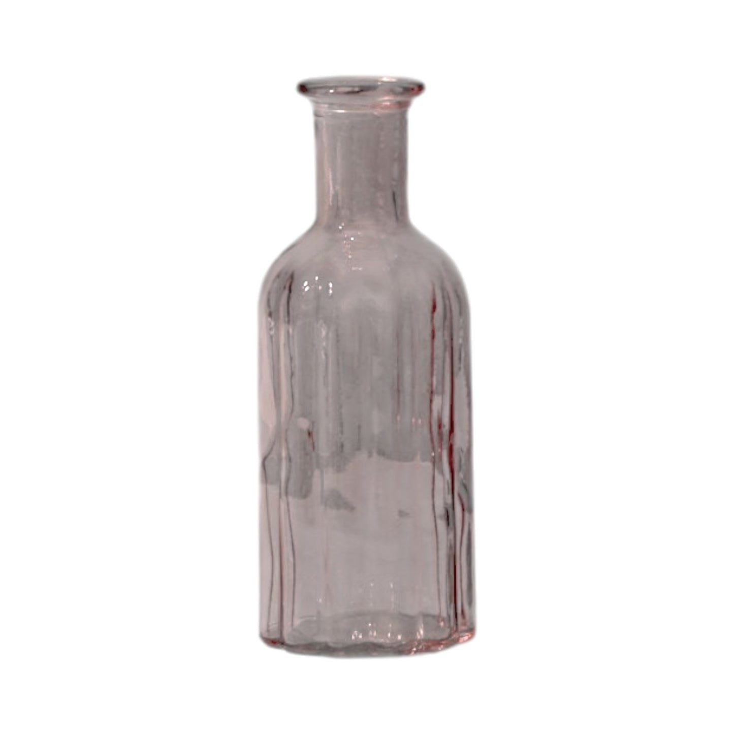 Rose Glass Bottle H19 x D7.5cm