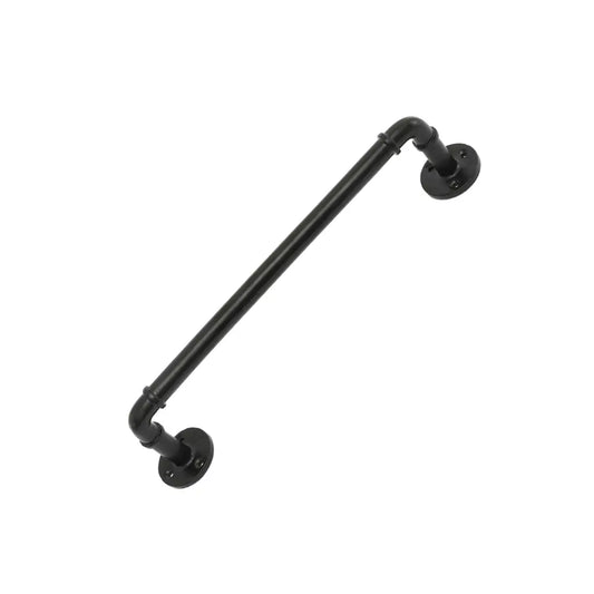 Black Iron Towel Rail 34cm