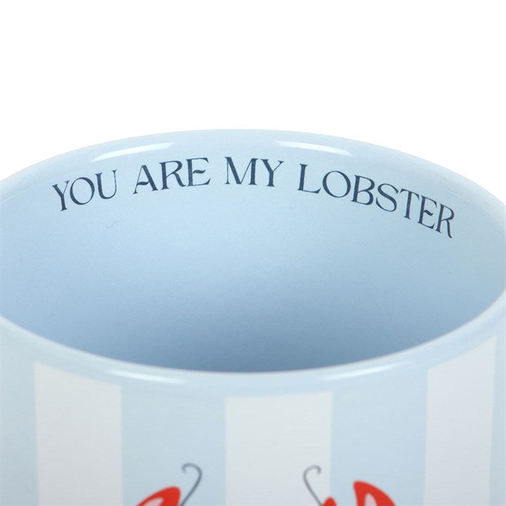 You Are My Lobster Striped Mug