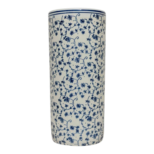 Jane Blue & White Floral Umbrella Stand