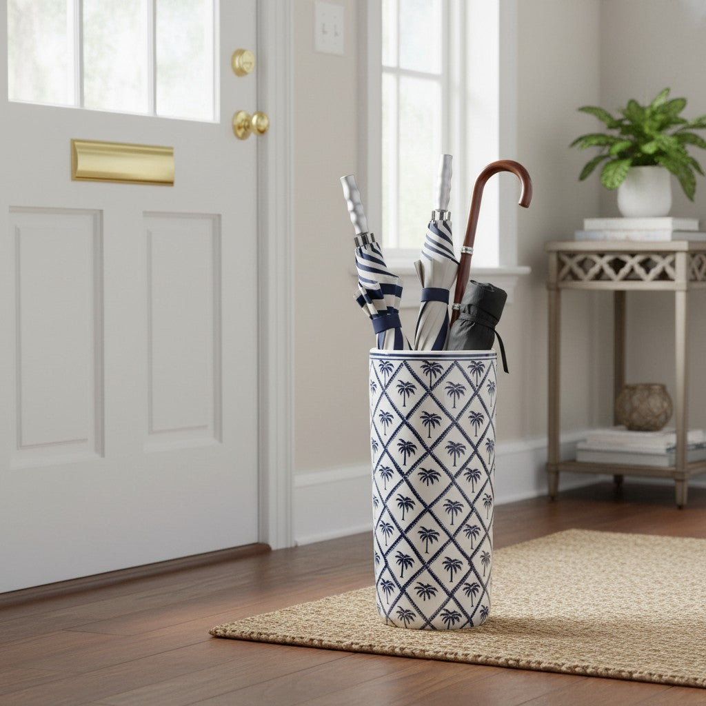 Palm Tree Pattern Umbrella Stand