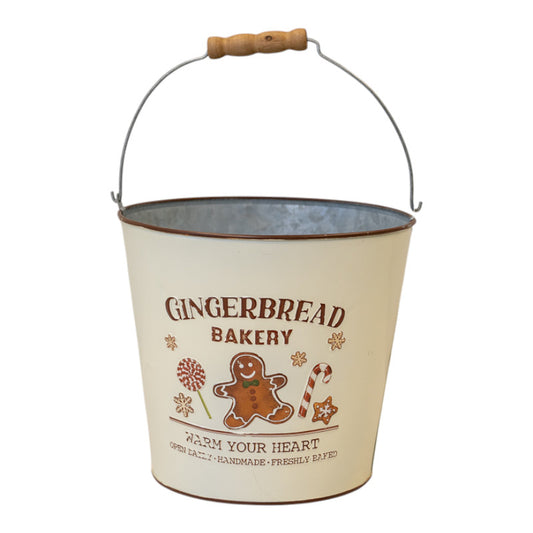 Large Gingerbread Bakery Bucket