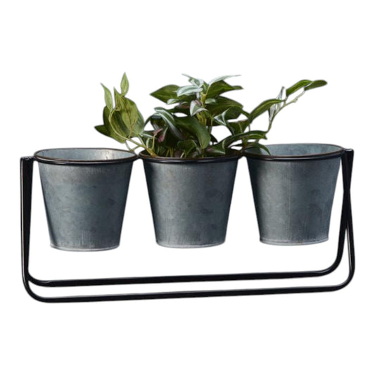 Windowsill Trio Pots H10.8cm