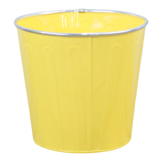 Yellow Round Plant Pot