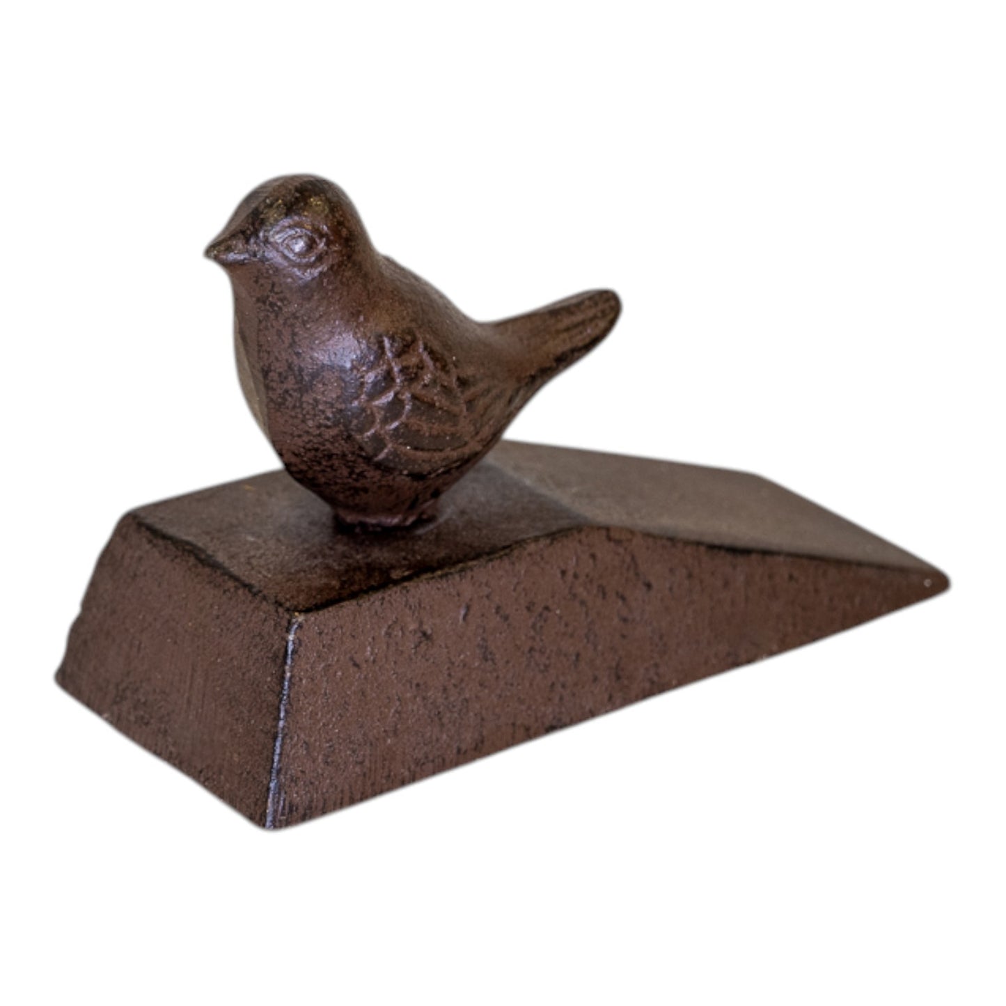 Cast Iron Door Wedge With Bird Deco 12X5X9cm