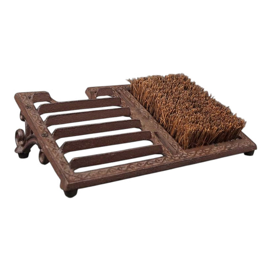Cast Iron Boot Scraper 'N' Brush 34.5X23X10.5