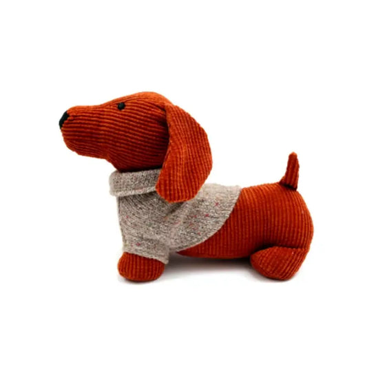 Orange Dog with Jumper Doorstop