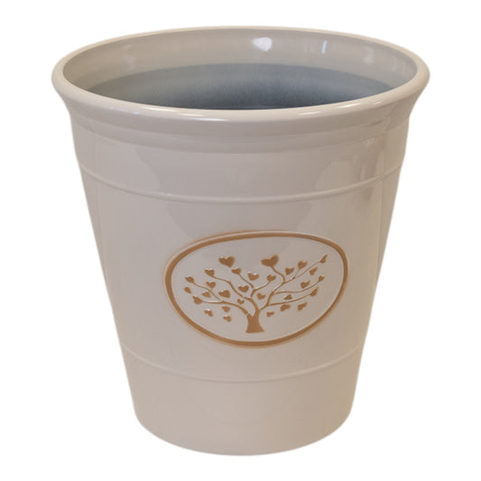 Cream Round Love Heart Tree Planter(40cm)