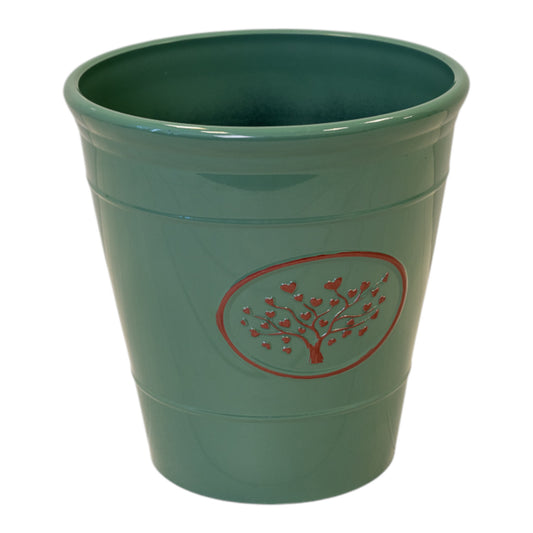 Green Round Love Heart Tree Recycled Plastic Planter