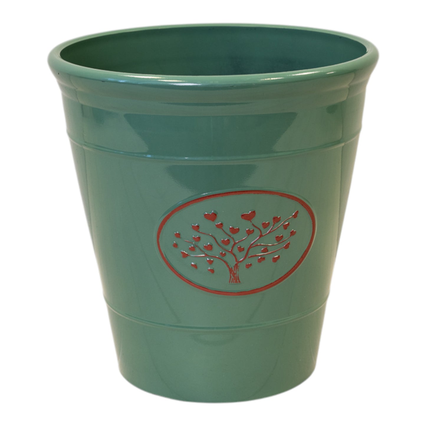Green Round Love Heart Tree Recycled Plastic Planter