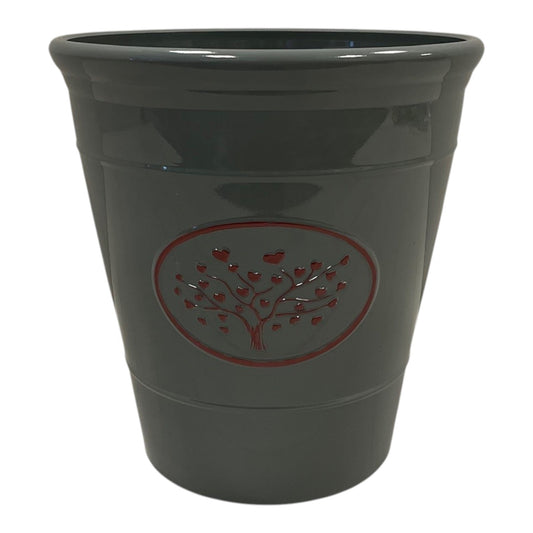 Grey Round Love Heart Tree Planter(40cm)