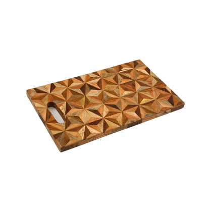 Wood Inlay Serving Tray