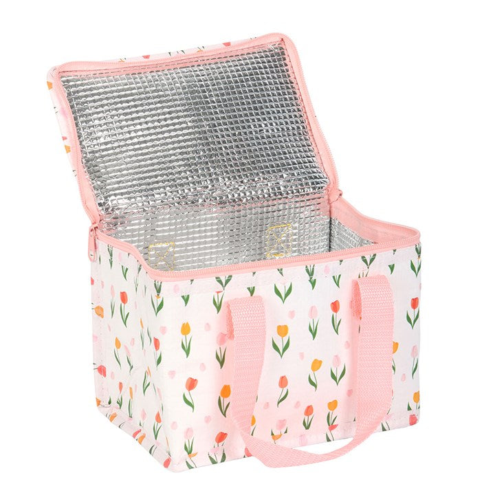 Tulip Print Recycled Plastic Lunch Bag