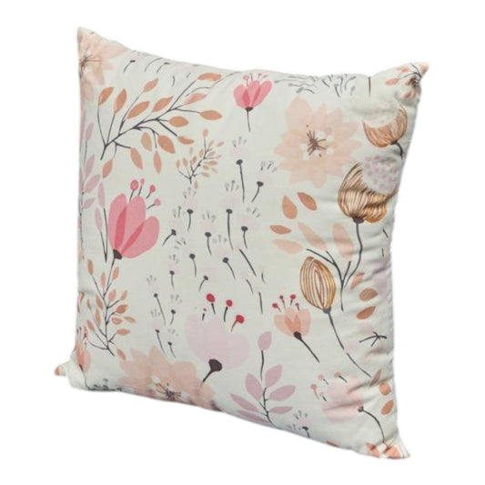 Washable Cotton Printed Cushion with Filling 45x45cm