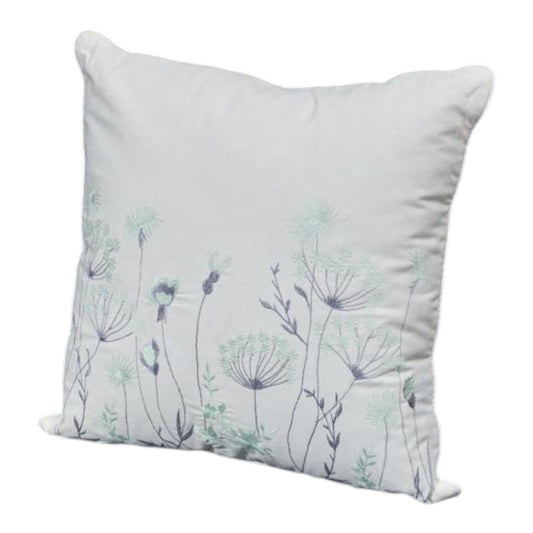 Handmade Washable Cotton Embroidered Cushion with Filling 45x45cm