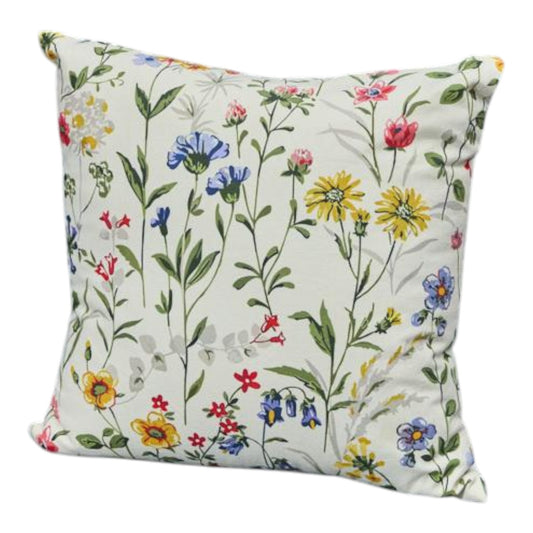 Handmade Washable Cotton Printed Cushion with Filling 45x45cm