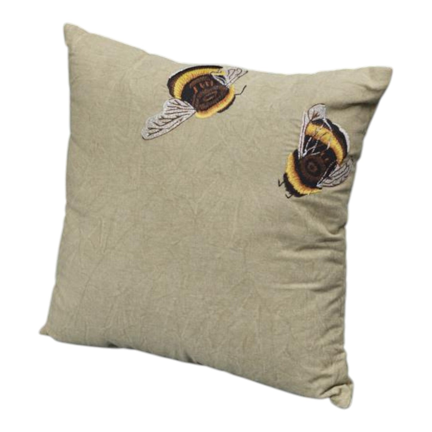 Handmade Washable Cotton Embroidered Cushion w8ith Filling 45x45cm