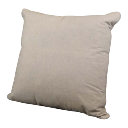Washable Cotton Plain Cushion with Filling 45x45cm