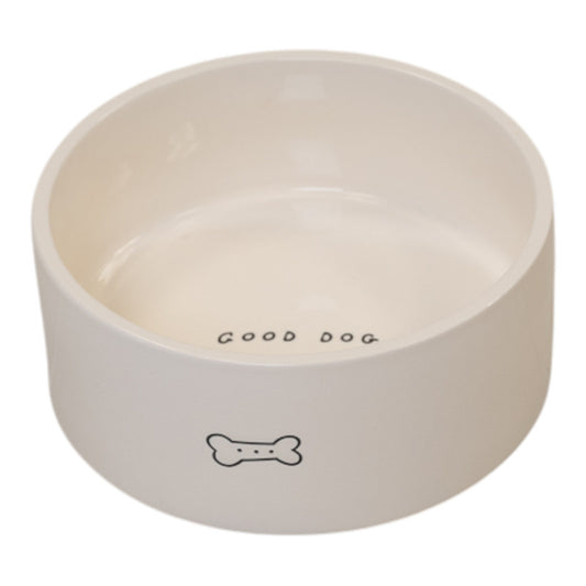 Dog Bone Ceramic Pet Bowl.