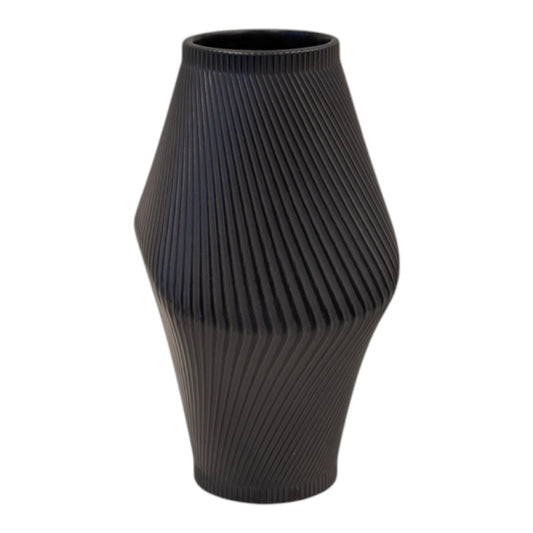 Modern Graphite Sculptural Vase