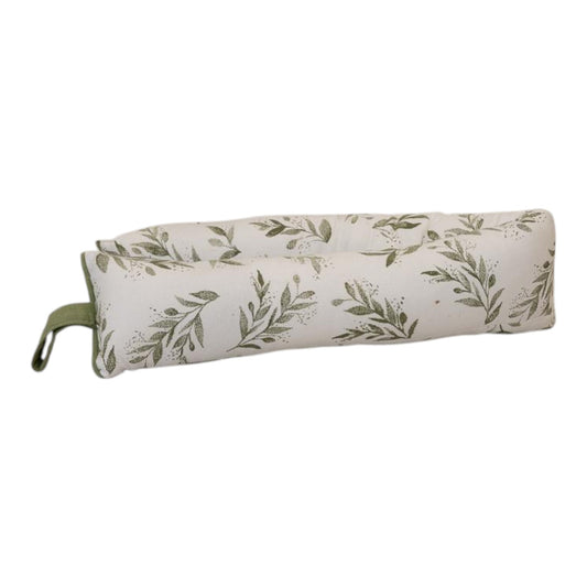 Olive Draught Excluder In Natural
