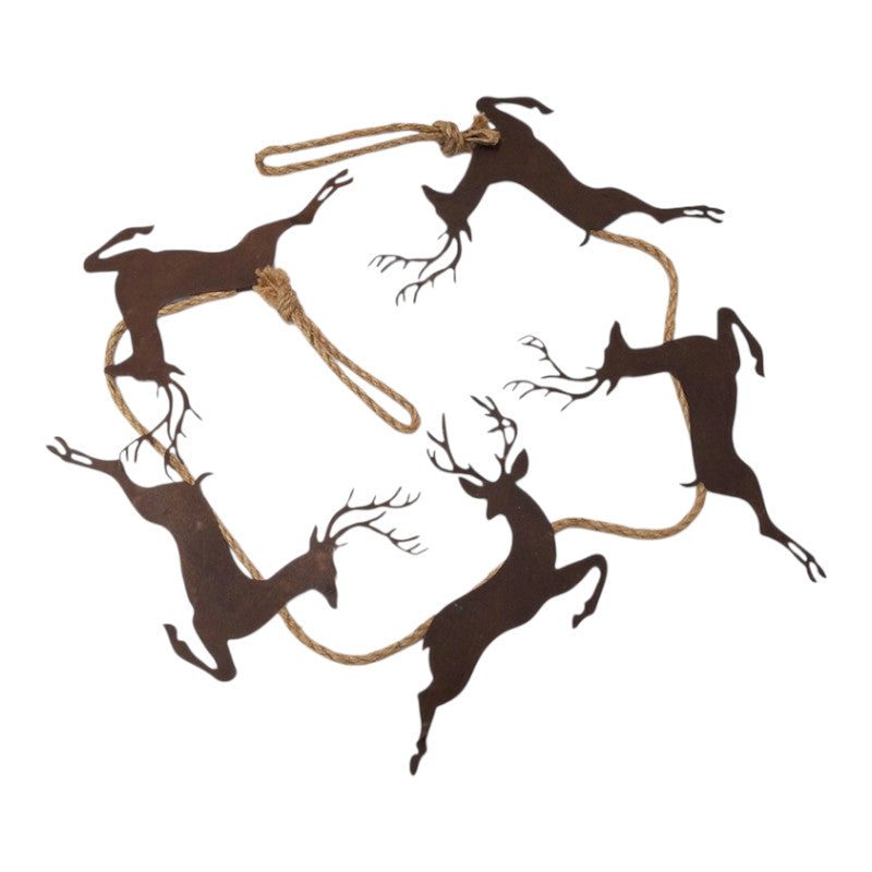 Reindeer garland 180cm