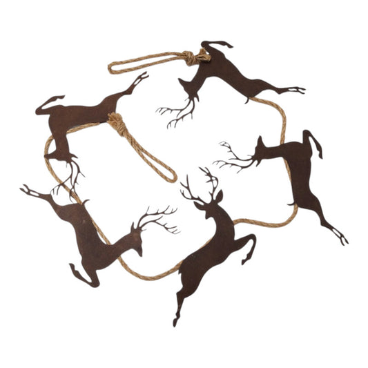 Reindeer garland 180cm